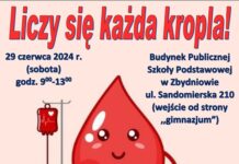 W sobotę zbiórki krwi w Zbydniowie ,,Liczy się każda kropla!”