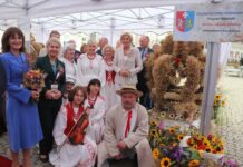 Wieniec gminy Ulanów na 3. miejscu podczas Dożynek Prezydenckich