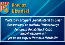 Pilotażowy program „Rehabilitacja 25 plus” już po raz piąty w Powiecie Niżańskim