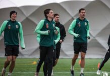 Pierwszy trening Stali