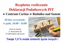 Bezpłatne rozliczanie Deklaracji Podatkowej PIT w Centrum Caritas