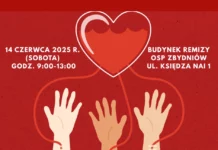 ,,CHWYĆ CZERWONĄ NITKĘ” – letnia edycja zbiórki krwi w Zbydniowie