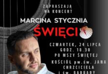 W czwartek koncert Marcina Stycznia w Ulanowie