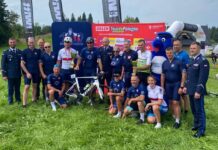 Stalowowolski policjant na podium w Górskich Mistrzostwach Policji w Kolarstwie Szosowym