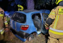 Wypadek w Zdziechowicach Drugich