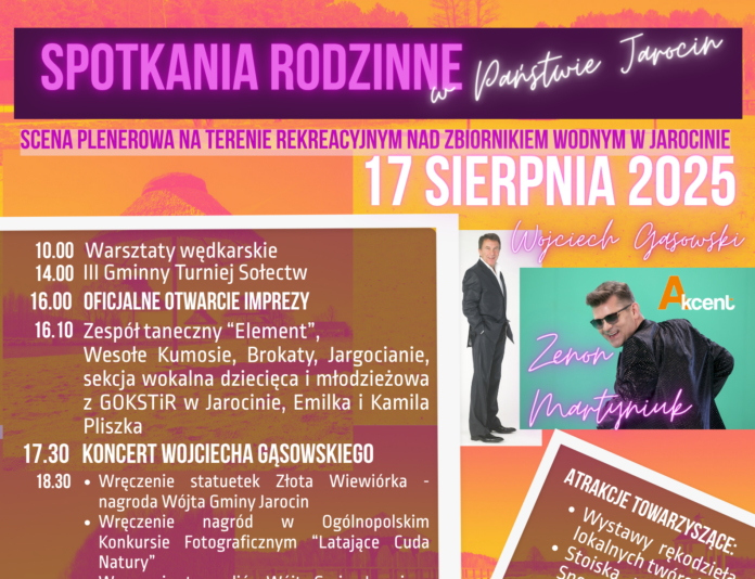 plakat SPOTKANIA RODZINNE