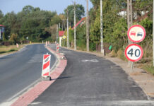 Finał budowy ścieżki rowerowej w Woli Rzeczyckiej