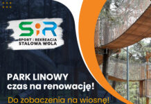 Informacja o czasowym zamknięciu Parku Linowego