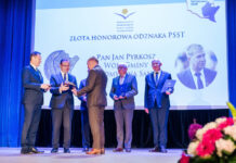 Wójt Jan Pyrkosz uhonorowany Złotą Odznaką Honorową