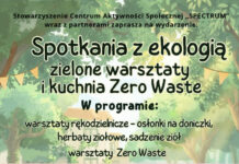 Spotkania z ekologią już 12 czerwca. Zielone warsztaty i kuchnia Zero Waste