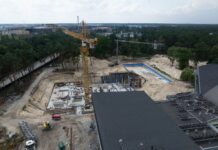 Aquapark w Stalowej Woli nabiera kształtów. Trwają intensywne prace na placu budowy