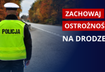 Jesienne warunki na drogach. Policja apeluje o ostrożność